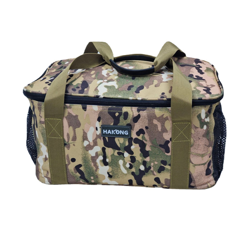 HAKONG Camouflage Outdoor Large Capacity Camping Picnic Bag Tableware Pot Storage Tote Bag HAKONG Camouflage Outdoor Large Capacity Camping Picnic Bag Tableware Pot Storage Tote Bag